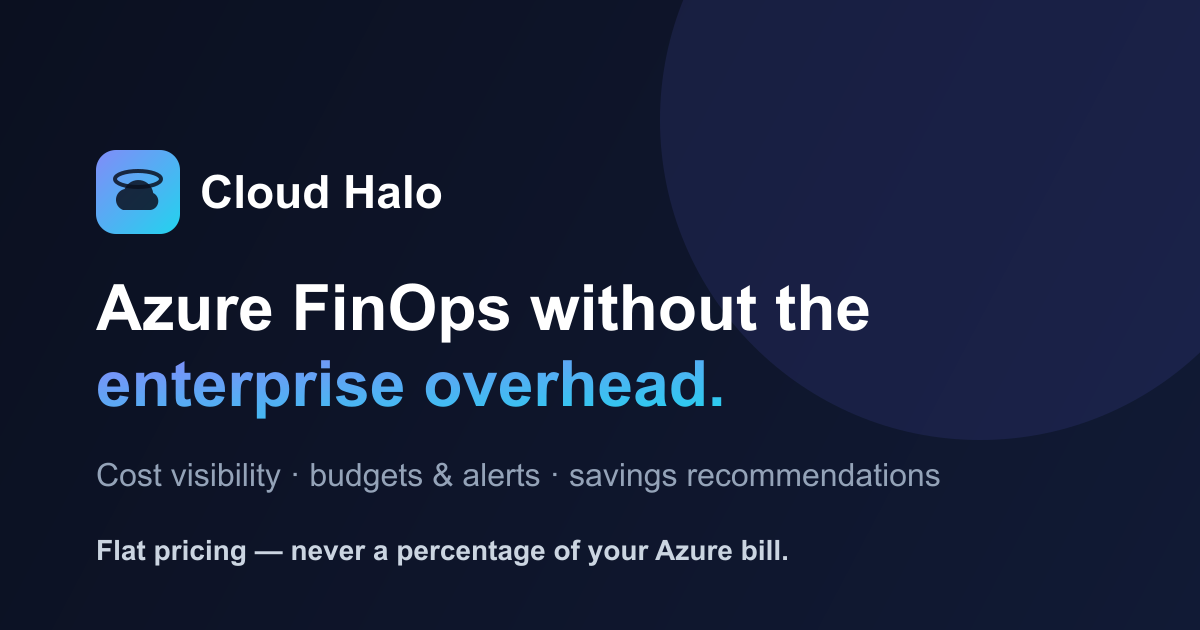 Cloud Halo